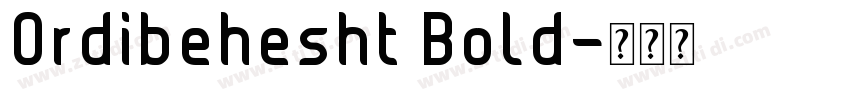 Ordibehesht Bold字体转换